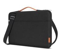 DOMISO 17.3 Zoll Laptop Tasche Hülle Wasserdicht Stoßfestes Notebook Sleeve Case Schultertasche Schutzhülle für 17.3" HP Pavilion/Envy/Dell Inspiron/MSI/Lenovo IdeaPad, Schwarz