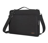 DOMISO 17.3 Zoll Laptop Tasche Hülle Wasserdicht Stoßfestes Notebook Sleeve Case Schultertasche Schutzhülle für 17.3" HP Pavilion 17/HP Envy 17/17/Dell/MSI/Lenovo IdeaPad 321, Schwarz