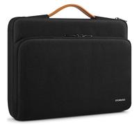 DOMISO 17,3 Zoll Laptoptasche mit Griff - Kompatibel mit Asus/Dell/HP/LG 17,3 Zoll Laptops inkl. IdeaPad 5 Pro, ZBook Fury, Envy, Gram 17, Schwarz