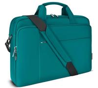 DOMISO 17 Zoll Laptop Tasche Aktentasche Schultertasche Business Wasserdicht Notebooktasche für 17-17.3" Notebook/Dell Inspiron/Lenovo IdeaPad/HP Envy/MSI GS73VR Stealth Pro/ASUS ROG,Teal