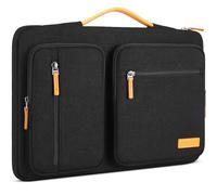 DOMISO 17 zoll Laptoptasche 17,3 zoll Laptop Tasche Hülle Laptophülle Business Laptop-taschen Notebooktasche Damen für HP Lenovo Asus Acer Wasserdicht Notebook Schutzhülle für Herren Damen,Schwarz