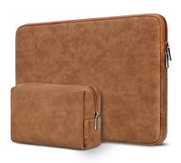DOMISO 17 Zoll Wasserdicht Laptop Tasche Sleeve Case Notebook Hülle Schutzhülle für 17.3" HP Envy Pavilion 17/MSI GS73VR Stealth Pro/Alienware/Dell/ideapad/ROG Strix GL702VS,Braun