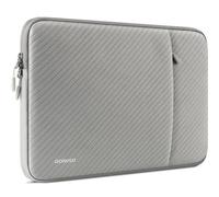 DOMISO Laptophülle 14-15 Zoll Slim - Wasserabweisend Schutzhülle Tasche für MacBook Pro, MacBook Air, Dell XPS, HP Pavilion, Lenovo ThinkPad, ASUS ZenBook und weitere 14" Laptops - Grau