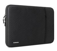 DOMISO Laptophülle 14-15 Zoll Slim - Wasserabweisend Schutzhülle Tasche für MacBook Pro, MacBook Air, Dell XPS, HP Pavilion, Lenovo ThinkPad, ASUS ZenBook und weitere 14" Laptops - Schwarz