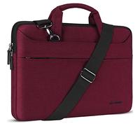 DOMISO Laptoptasche 14 zoll Laptop Tasche Notebook Tasche Laptop Bag für 14 Zoll HP Lenovo Dell XPS 15,für 15 zoll MacBook Air M4 M3 M2/MacBook Pro,Wasserdicht Aktentasche Schultertasche,Fuchsie