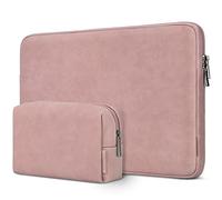 DOMISO Laptoptasche 14 Zoll Laptophülle 14 Zoll, Wasserdicht Stoßfest Laptop Schutzhülle 14 Zoll Notebook Sleeve Case für 14" Lenovo/HP/Dell/Asus, 15 Zoll MacBook Pro,Rosa