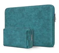 DOMISO Laptoptasche 14 Zoll Laptophülle 14 Zoll, Wasserdicht Stoßfest Laptop Schutzhülle 14 Zoll Notebook Sleeve Case für 14" Lenovo/HP/Dell/Asus, 15 Zoll MacBook Pro,Türkis