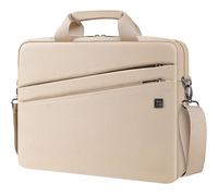 DOMISO Laptoptasche 15-15,6 Zoll Aktentasche Damen Business Schultertasche Laptop-Umhängetasche für 15.6" Lenovo IdeaPad ThinkPad/HP Pavilion ENVY 15 / Dell XPS 15 / MacBook Pro 16", Beige
