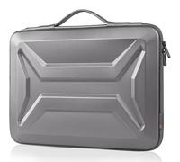 DOMISO Laptoptasche 15.6-16 Zoll Laptop Hartschalen Laptop Tasche Hülle Wasserdichte Stoßfeste Schutzhülle für Macbook Pro/Lenovo IdeaPad Legion/Dell XPS/HP ENVY, Silber