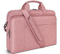 DOMISO Laptoptasche 15,6 zoll Laptop Tasche Notebook Tasche Laptop Bag für 15,6 Zoll HP Lenovo Dell XPS 16,für 16 Zoll MacBook Pro M4/M3/M2/M1 Pro/Max,Wasserdicht Aktentasche Schultertasche,Rosa