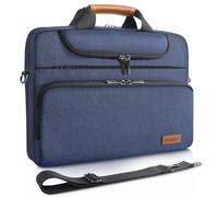 DOMISO Laptoptasche 15.6 Zoll Wasserdicht Laptop Tasche Aktentasche Schultertasche Notebooktasche für 15.6" Lenovo IdeaPad ThinkPad/HP Pavilion ENVY/Dell XPS / 16" Macbook Pro/Asus, Dunkelblau