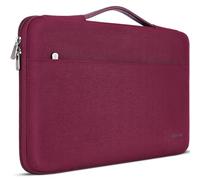 DOMISO Laptoptasche Laptop Tasche Hülle Notebook Sleeve Case Bag Schutzhülle Kompatibel mit 14 zoll MacBook Pro 14 M4 M3 M2/MacBook Pro Max,13-13,3 zoll Dell,Lenovo,Laptophülle Damen mit Griff,Weinrot