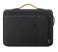 DOMISO Professionell Laptoptasche 14 Zoll Ultra Slim Wasserdichte Notebookhülle mit Griff für MacBook Pro M4/M3 2024, Dell XPS 14, HP Spectre, Lenovo ThinkPad,Schwarz