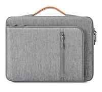 DOMISO Professionell Laptoptasche 14 Zoll Ultra Slim Wasserdichte Notebookhülle mit Griff für MacBook Pro M4/M3 2024, Dell XPS 14, HP Spectre,Lenovo ThinkPad,Grau