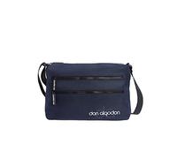 DON ALGODON Damen Zita Damen Handtasche, Marineblau, 30 x 9.5 19 cm EU