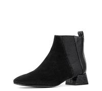 Donald Pliner Damen Travis Chelsea Boot Business Casual Stiefeletten für Frauen Bequeme Damen Kleid Schuhe für Büroarbeit Events Alltag Kleiderschrank Essentials, Schwarz, 39.5 EU