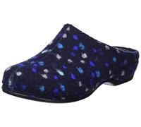 Berkemann Damenschuhe Clogs blau/tiefblau/Tupfen Filz blau/tiefblau/Tupfen Filz - Gr. - 39.5 EU | 6 UK