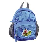 DONAU Kindergartenrucksack Mini Schildkröte Kunstfaser blau/camouflage St.