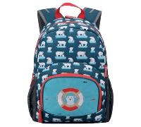 Donau Kinderrucksack Eisbär - 22 x 32 x 11 cm