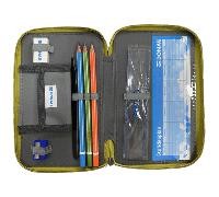 DONAU Schüleretui Motiv Pferd gefüllt.