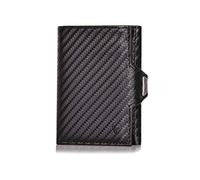 DONBOLSO NextGen Brieftasche - Kartenetui und Slim Wallet mit Münzfach - RFID Schutz Portmonee für Herren und Damen - Mini Geldbeutel bis 11 Karten - 9 x 7,1 x 2 cm - Carbon Design