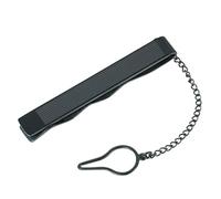 DonDon Herren Krawattenklammer Krawattennadel - schwarz Gemustert