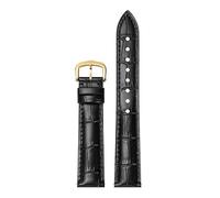 dongriuk Uhrenarmband Aus Echtem Leder Für Cartier Tank Santos Dumont(Blackg,20mm)