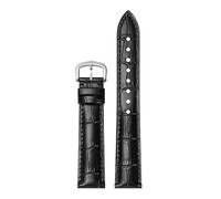 dongriuk Uhrenarmband Aus Echtem Leder Für Cartier Tank Santos Dumont(Blacks,19mm)