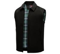 donhobo Herren Weste Jacke Ultraleicht Atmungsaktive Outdoor Dünne Ärmellose Übergangsjacke Sommer Arbeit Gilets Tops Fashion Freizeitweste (Schwarz, 4XL)