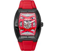 Donna Karan New York Active Urban Herrenuhr schwarz rot