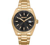 Donna Karan New York Everyday Herrenuhr gold schwarz