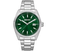 Donna Karan New York Everyday Herrenuhr silber gruen