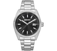 Donna Karan New York Everyday Herrenuhr silber schwarz
