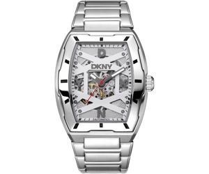 Donna Karan New York Urban Herren Armbanduhr Silber