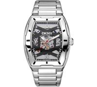 Donna Karan New York Urban Herrenuhr silber schwarz