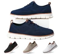 Donubiiu Wearbreeze Schuhe Herren,Urban - Ultra Bequeme Schuhe, Städtisch | Ultrabequeme Herrenschuhe, Breeze Urban Schuhe Herren,Schlüpfschuhe Orthopädische Schuhe Herren (Blau,42)