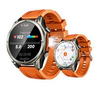 DOOGEE ANYWISE W1 PRO Smartwatch 1,43'' 5ATM Wasserdicht 178 Sportmodi Gesundheitsüberwachung Geomagnetischer Sensor Offline-Karten Flame Shadow Titanium