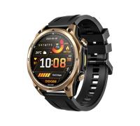 DOOGEE Anywise W1 Smartwatch 1,43'' AMOLED-Bildschirm GPS Bewegungsverfolgung Herzfrequenz SpO2-Erkennung Bluetooth-Anrufe Wasserdicht SILVER