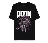 Doom Demon Slayer Männer T-Shirt schwarz S 100% Baumwolle Bethesda, Fan-Merch, Gaming