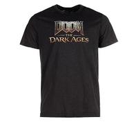 DOOM: The Dark Ages T-Shirt Washed Out Logo Black (L) (Merchandise)