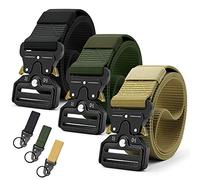 DOOPAI Taktischer Gürtel Herren Nylon Schnellverschluss Gürtel Herren 2er pack MilitärGürtel für Outdoor Arbeit Jagen