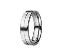 DOOSTI Herren Freundschaftsring/Partnerring SIX Star Titan mit Gratis Gravur