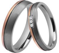 Trauring DOOSTI "Schmuck Geschenk Edelstahl Trauring Ehering Partnerring LIEBE" Gr. 56, silber (edelstahlfarben), Fingerringe, Damen, 56, ohne Zirkonia, Edelstahl, 6mm, Trauring, wahlweise mit oder oh