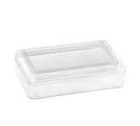 Doppel-Federmäppchen | Transparentes Hartschalen-Federmäppchen - stapelbare Bastelaufbewahrung, Mehrzweck-Schreibwarentasche für Schule, Studenten, Jungen