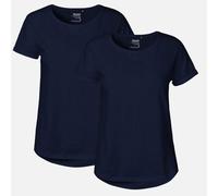 Doppelpack Neutral® Ladies Roll Up Sleeve T-Shirt Navy M