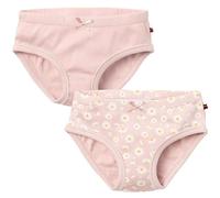 Doppelpack Slips Gänseblumen + uni rosa 140