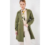 Doppelreihiger Elastischer Trenchcoat XL