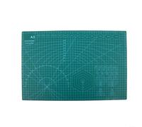 Doppelseitige Schneidematte für A2 für A3 für A4 A5, selbstheilendes Nähpad mit Gitterlinien zum Quilten, Patchwork, Leder, Handwerk, Schnitzwerkzeuge, Grün, Schwarz (A-3 Grün)