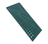 Doppelseitige Schneidematte für A3 mit Raster, 3 mm dicke, selbstheilende PVC-Platte zum Nähen, Quilten, Basteln, Gravieren, rutschfest, grün, schwarz, für Oberfläche (A5 grün)