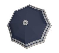 Doppler Automatischer Regenschirm 90 cm Schwarz Kariert